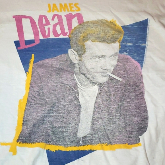 Vintage 1991 James Dean Hanes Curtis Mgmt (X Large) XL T-Shirt Rare - Picture 2 of 10